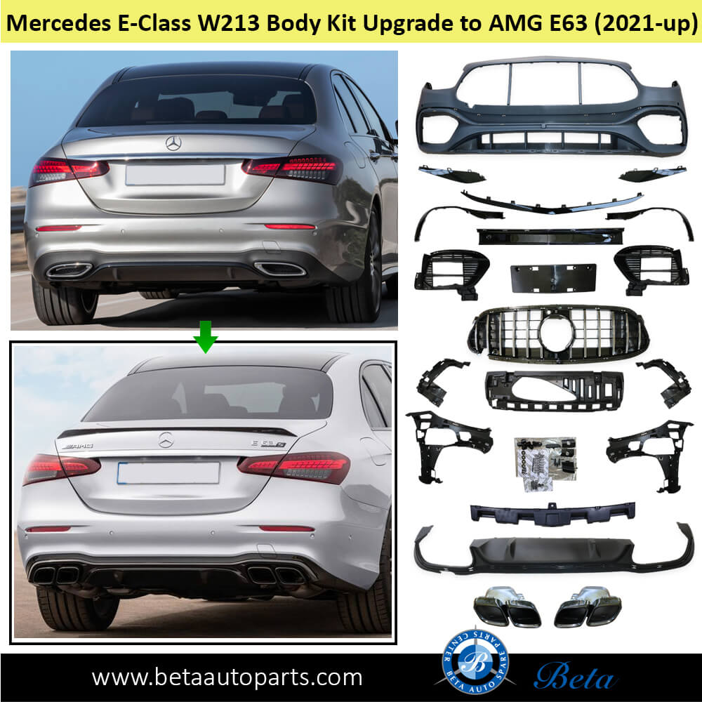 Mercedes E-Class W213 (2021-2023), Body Kit Upgrade To AMG E63 Look for AMG, China Mercedes E-Class W213 (2021-2023), Body Kit Upgrade To AMG E63 Look for AMG, China